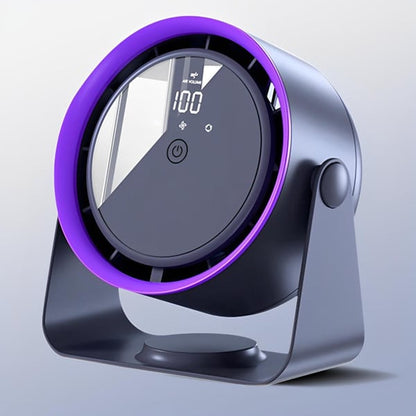 Belro portable bladeless fan for outdoor use, compact and modern design suitable for home and garden spaces.