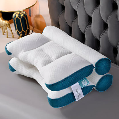 Belro orthopedic neck pillow in soft fabric, designed for neck support and comfort in health and beauty.