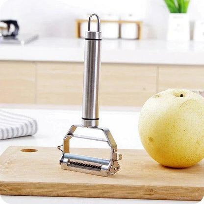Belro Ultra-Sharp Stainless Steel Vegetable Slicer with multiple blades for efficient kitchen vegetable slicing.