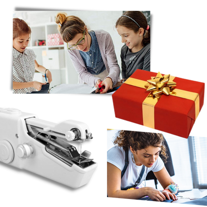 Belro portable sewing machine and men's sewing kit with compact design, featuring threads, needles, and tools for quick clothing repairs.