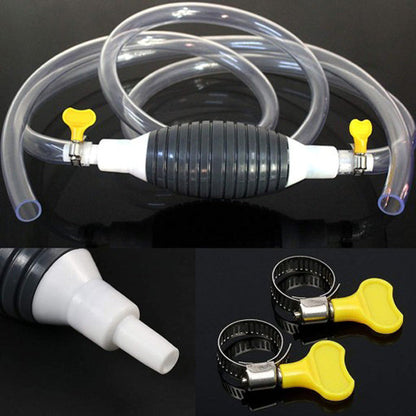 Belro transfer pump for liquid suction, a tools and hardware device with a sturdy handle and hose for efficient liquid transfer.