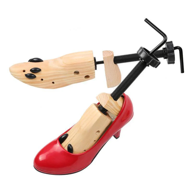 Belro adjustable stirrups for solid wood shoes, showing the lightweight metal foot support with adjustable straps and secure fastening.