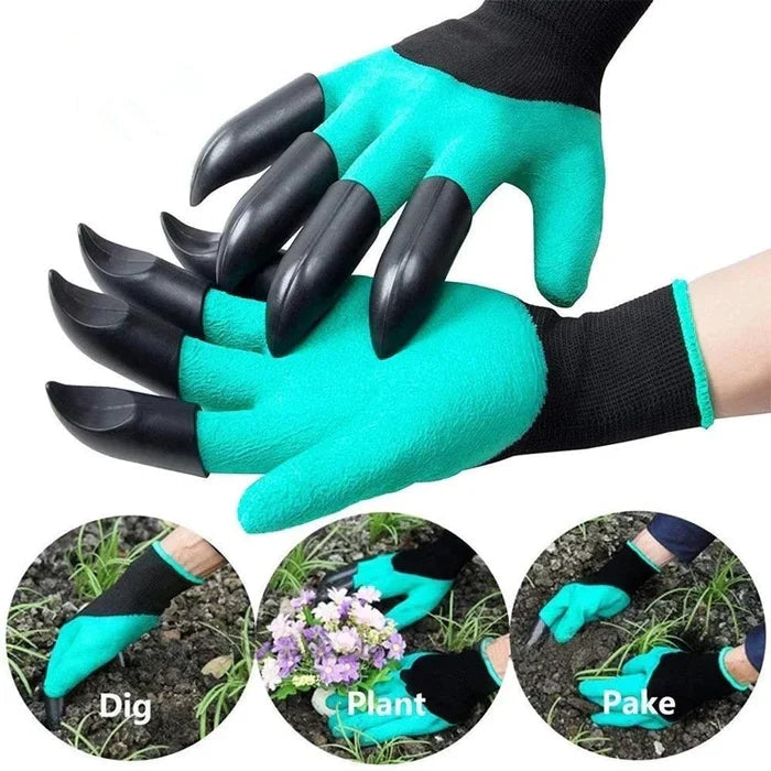 Belro Genius gardening gloves with built-in claws, flexible fit for gardening, outdoor yard work, and plant care.