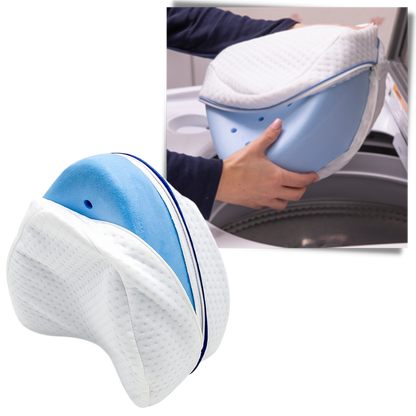 Belro orthopedic knee and leg cushion with memory foam, designed for support and comfort in health and back brace applications.