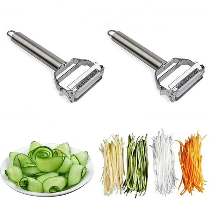 Belro Ultra-Sharp Stainless Steel Vegetable Slicer with multiple blades for efficient kitchen vegetable preparation.