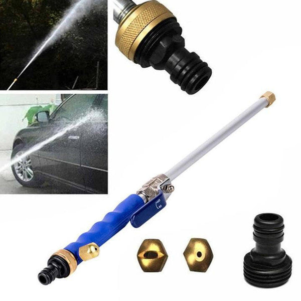 Belro 2-in-1 high-pressure cleaner for men, compact device with adjustable nozzle and ergonomic handle, suitable for cleaning outdoor surfaces.