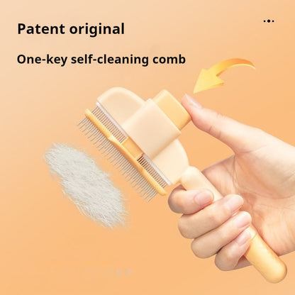 Belro flea comb for dogs and cats, pet grooming tool with fine teeth for removing fleas and debris from fur.