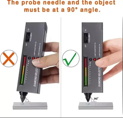 Belro high accuracy diamond tester pen for jewelry and gemstones, featuring a compact design for precise gemstone testing.