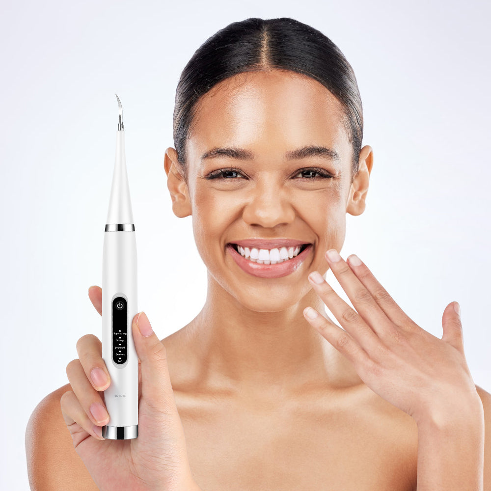 Belro dental tartar removal teeth cleaner tool with LED light for effective oral hygiene and plaque removal.