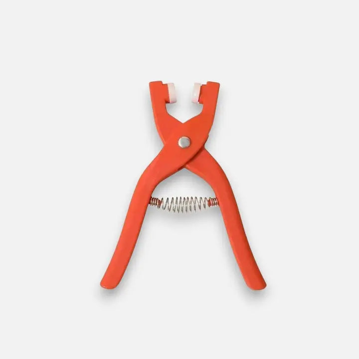 Mivoza snap button pliers set with multiple sizes for easy fabric button installation, no sewing required, hand tool for craft projects.
