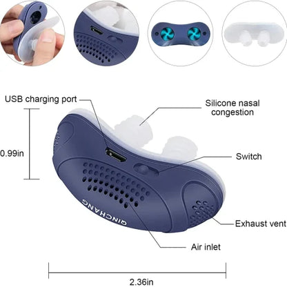 Portable NordisHome Micro CPAP sleep apnea machine, compact travel-friendly device for snoring relief and sleep apnea therapy.