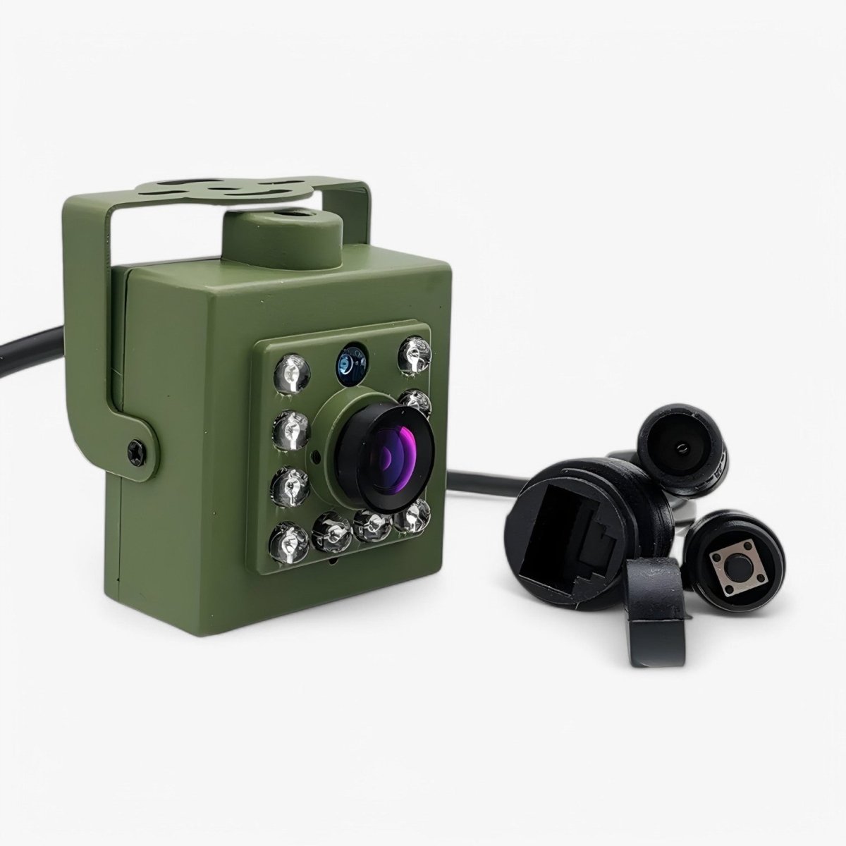 Belro 1080p HD weatherproof wildlife trail camera with night vision, motion detection, and remote access in outdoor setting