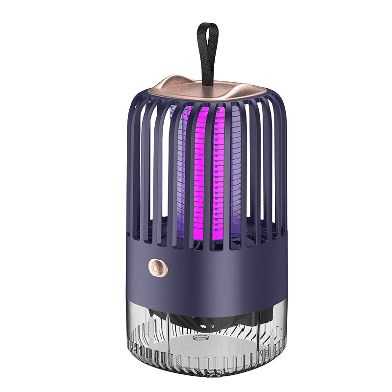 Belro USB Ultrasonic Mosquito Repellent Lamp for outdoor pest control, showing the compact device with USB plug in a garden setting.