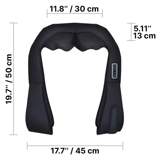 Belro U-shaped electric neck and shoulder massager with ergonomic design for relaxing personal care.