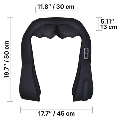 Belro U-shaped electric neck and shoulder massager with ergonomic design for relaxing personal care.