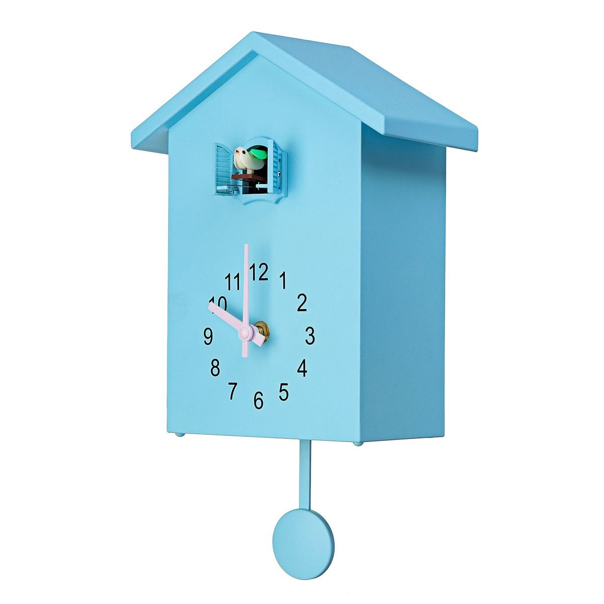 Belro cuckoo clock with wooden finish and intricate carvings, decorative wall clock for home decor.