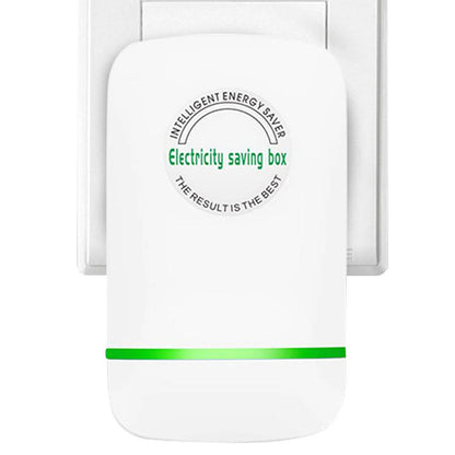 Belro Energy Saver Box electronic device with LED indicators and power cable for energy efficiency and electricity saving.