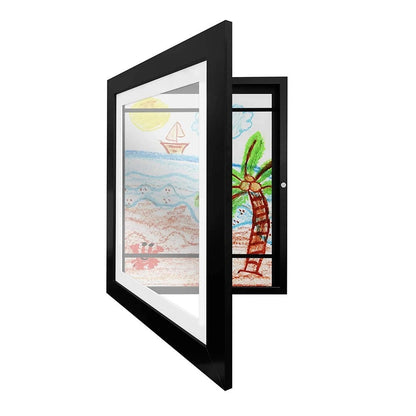 Belro picture frame for up to 150 drawings, ideal for home storage and organization, showcasing a sleek, modern design.