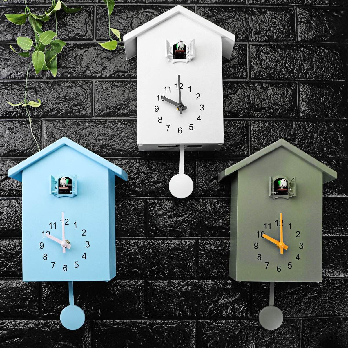 Belro cuckoo clock with wooden finish and traditional design, suitable for home decor in the living room or hallway.