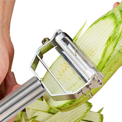 Belro ultra-sharp stainless steel vegetable peeler with ergonomic handle, ideal for peeling and preparing vegetables efficiently.