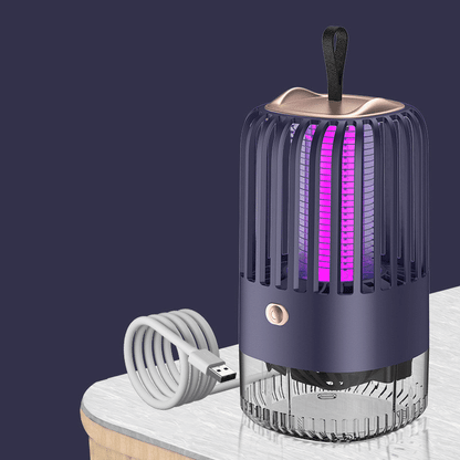 Belro USB ultrasonic mosquito repellent lamp for outdoor pest control, compact device with LED indicator for home and garden use.