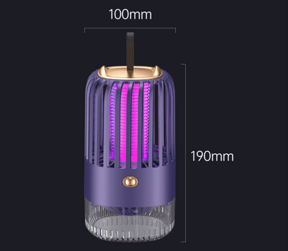 Belro USB ultrasonic mosquito repellent lamp for outdoor pest control, featuring a compact design with a power button and LED indicator.