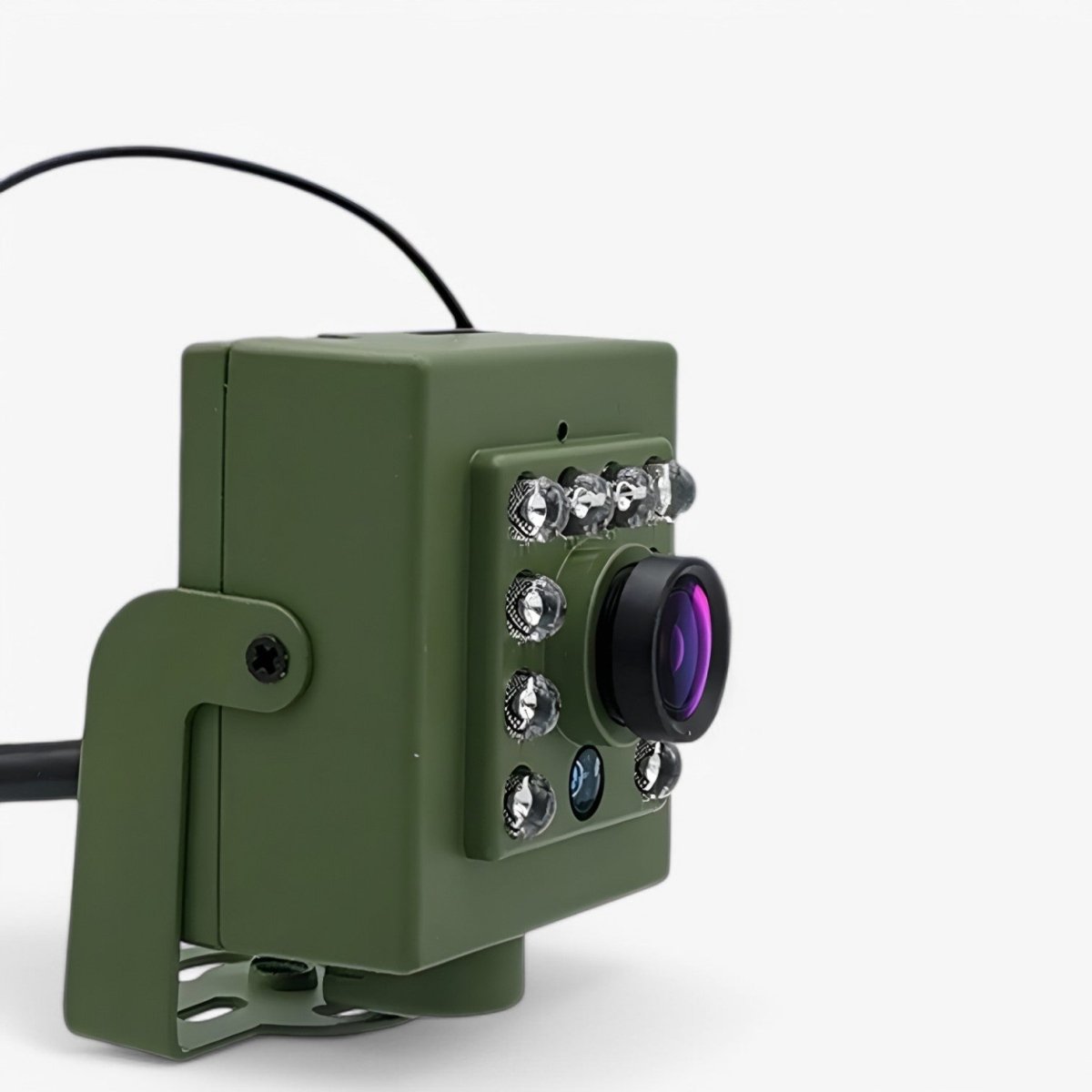 Belro 1080p HD weatherproof wildlife trail camera with night vision, motion detection, and remote access in outdoor setting