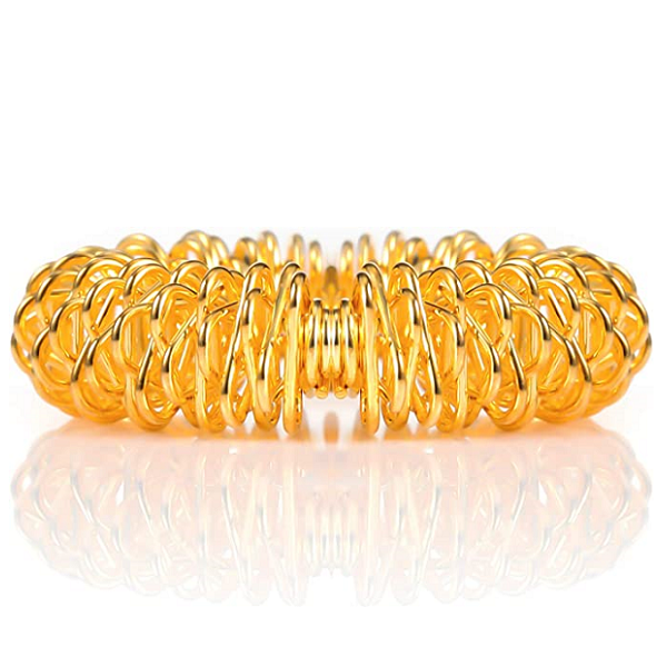 Belro acupressure finger massage rings with textured spikes for sensory stimulation, designed for home and kitchen relaxation.