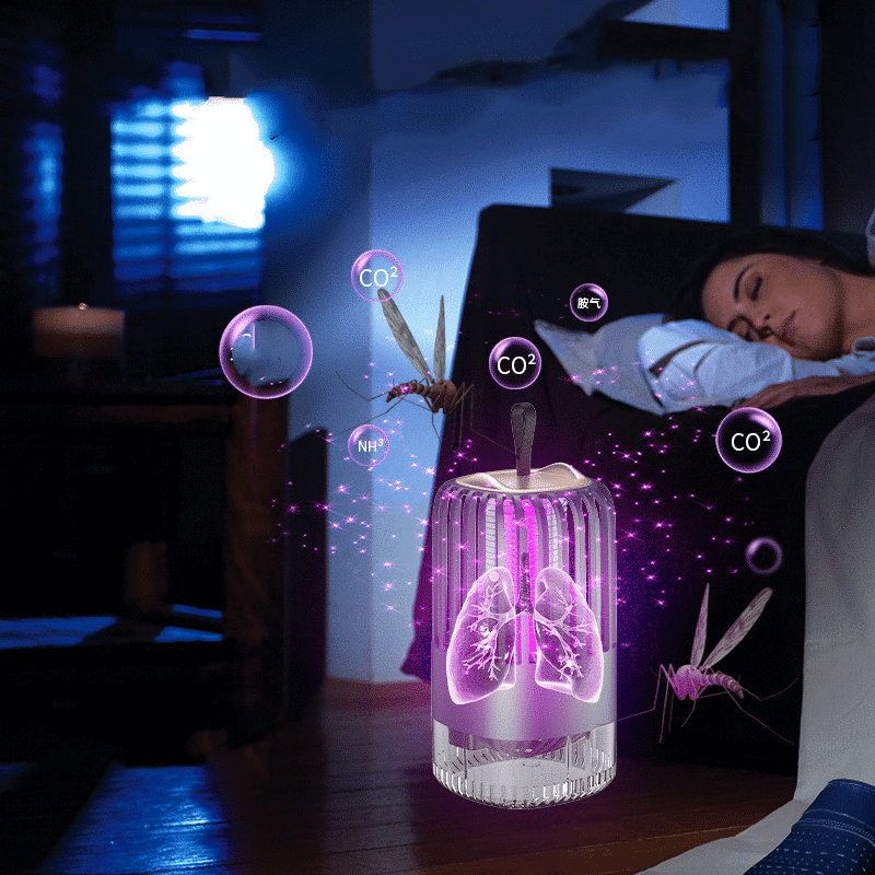 Belro USB ultrasonic mosquito repellent lamp with E14 bulb for outdoor pest control in home and garden.