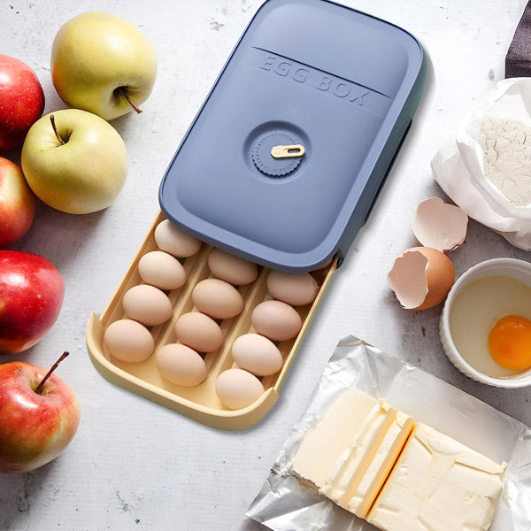 Belro stackable egg box bag designed for safe egg storage and transport, featuring secure, space-saving stacking in a durable bag.