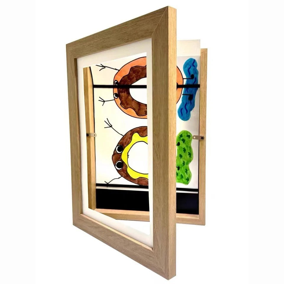 Belro picture frame for up to 150 drawings, ideal for home storage and organization, with a sleek design for wall display.