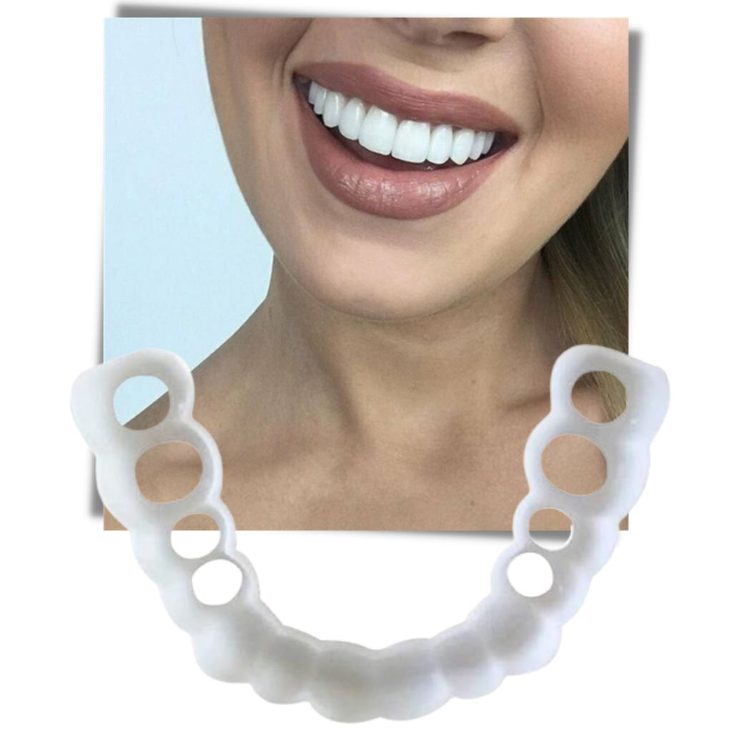 Belro clear aligners for dental coverage, designed for a comfortable smile, visible in the image.