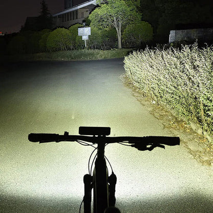 Belro ultra-bright LED bike light with powerful beam and compact design, suitable for cycling safety and night riding.