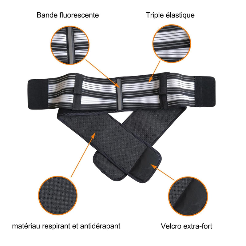 Belro lumbar support belt, adjustable suspenders accessory, designed for back support and comfort.