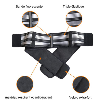 Belro lumbar support belt, adjustable suspenders accessory, designed for back support and comfort.