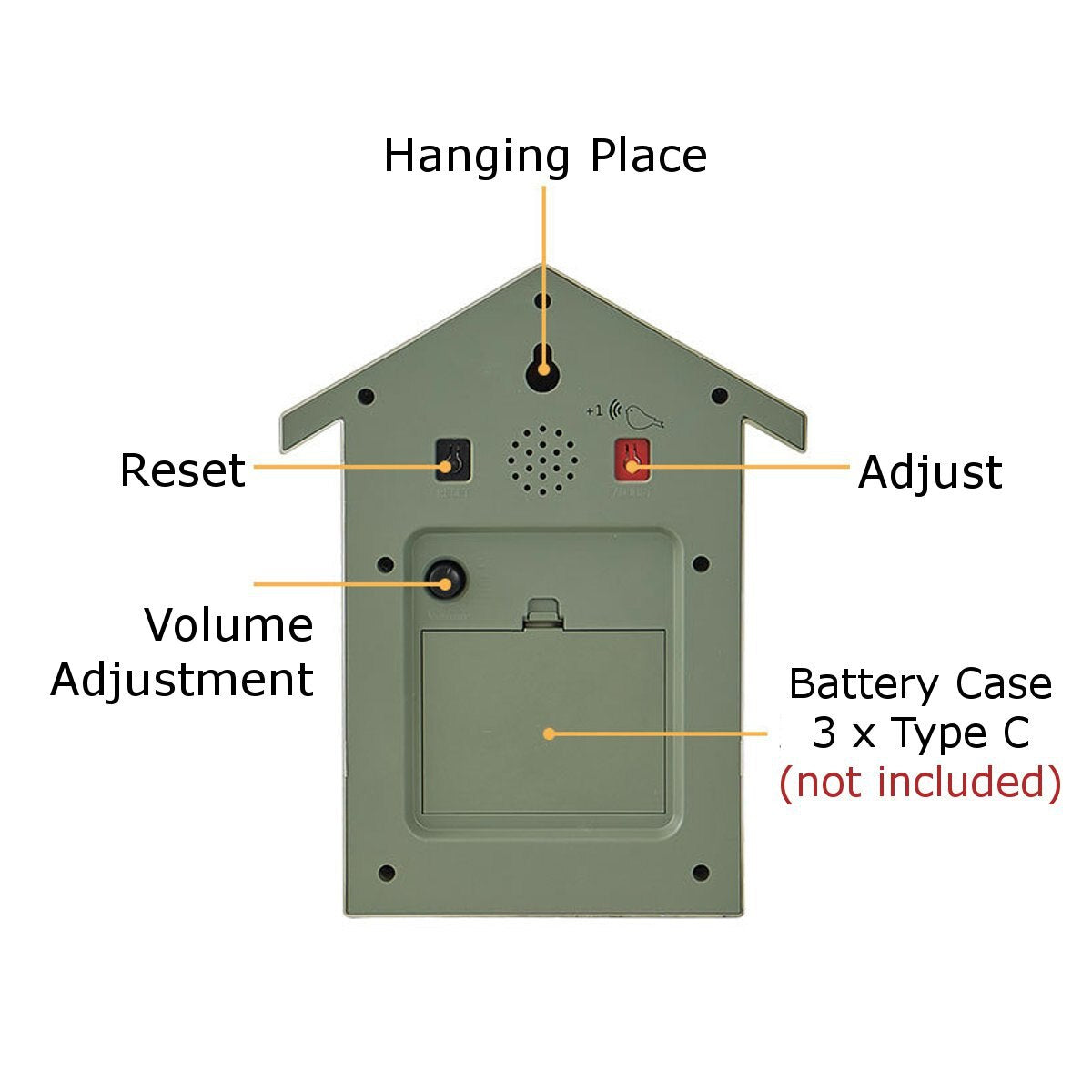 Belro cuckoo clock with traditional wooden design and detailed carvings, suitable for home decor in the Home & Garden category.