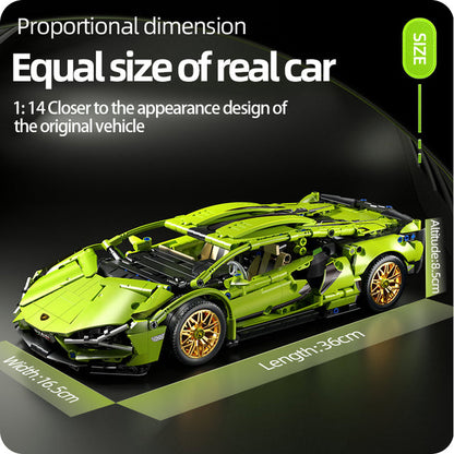 Belro mechanical city racing car toy for children and adults, showcasing a sleek automotive design and vibrant city racing colors.
