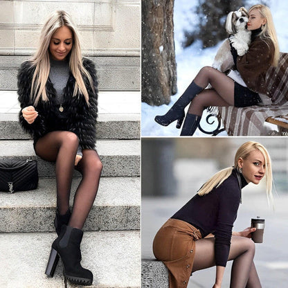 Belro warm fleece-lined tights for women, soft and cozy activewear leggings with fleece interior for cold weather comfort.