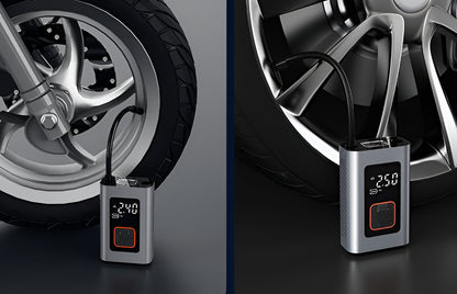 Belro Smart Portable Electric Tire Inflator with digital display and compact design for home and garden use.