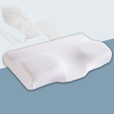 Belro ergonomic memory cervical pillow with contoured design for neck support, ideal for health and comfort.