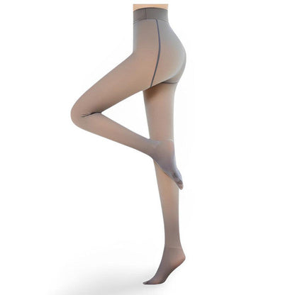 Belro warm fleece-lined tights in black, soft and stretchy activewear leggings perfect for cold weather.