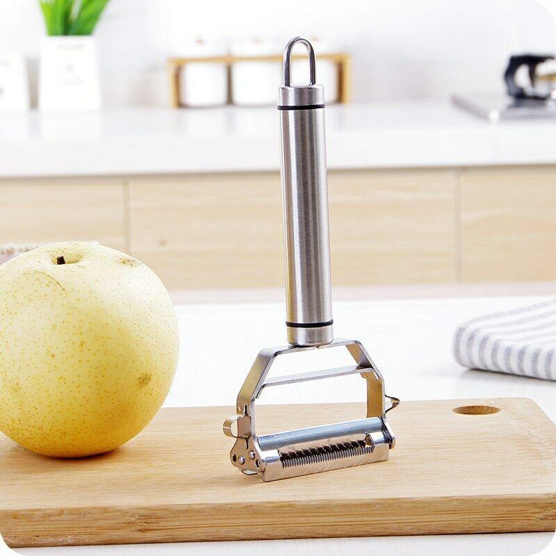 Belro ultra-sharp stainless steel multifunction vegetable peeler with ergonomic handle for efficient peeling and slicing in the kitchen.