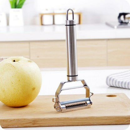 Belro ultra-sharp stainless steel multifunction vegetable peeler with ergonomic handle for efficient peeling and slicing in the kitchen.