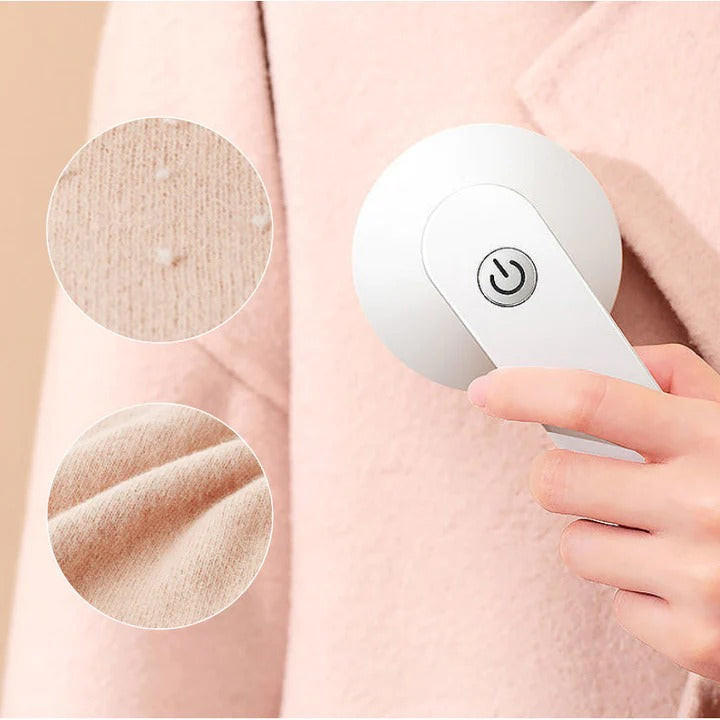 Belro rechargeable anti-pilling razor for outdoor use, featuring a compact design and ergonomic handle for fabric maintenance.