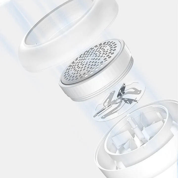Belro rechargeable anti-pilling razor for home and outdoor use, with ergonomic design and safety features.