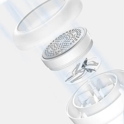 Belro rechargeable anti-pilling razor for home and outdoor use, with ergonomic design and safety features.