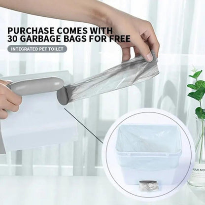 Belro cat litter scoop with ergonomic handle and metal mesh for easy cleaning of cat litter boxes.