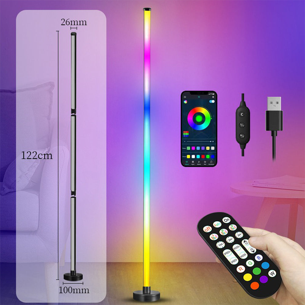 Modern Belro Smart LED Floor Lamp with adjustable brightness and sleek design, ideal for living room or office lighting.