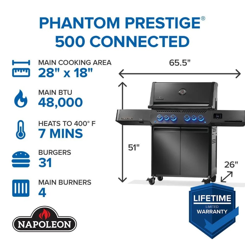 Casavibeo Phantom Prestige® 500 Connected RSIB kitchen sink with integrated drainboard, stainless steel finish, and modern design.
