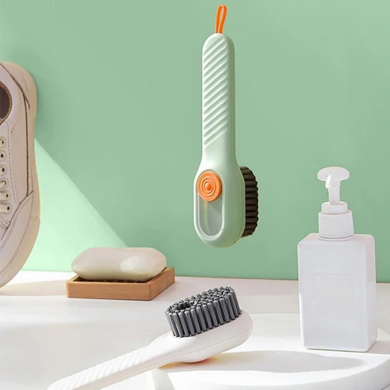 Pair of Belro 2-set shoe cleaning brushes for footwear cleaning, featuring natural bristles and ergonomic handles.